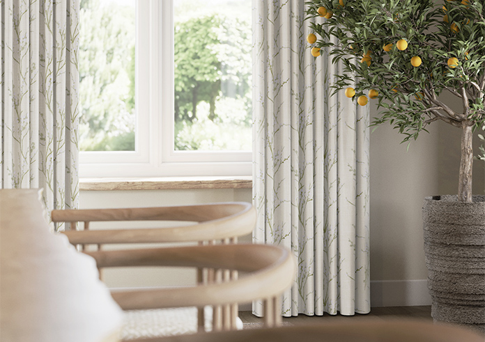 Laura Ashley Pussy Willow Embroidery, Hedgerow - Made to Measure Curtains - Image 5